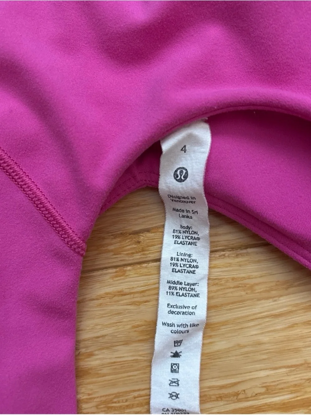 lululemon athletica align top hot pink